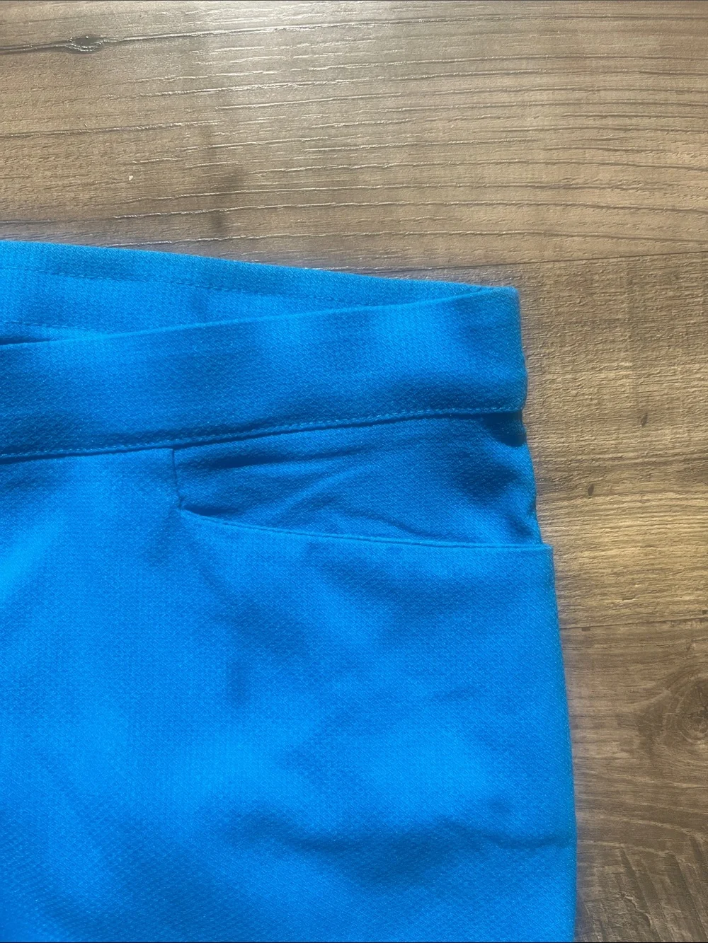 SHEIN Cold ShoulderColorful Paisley Blouse with 89th & Madison Bright Blue Pants